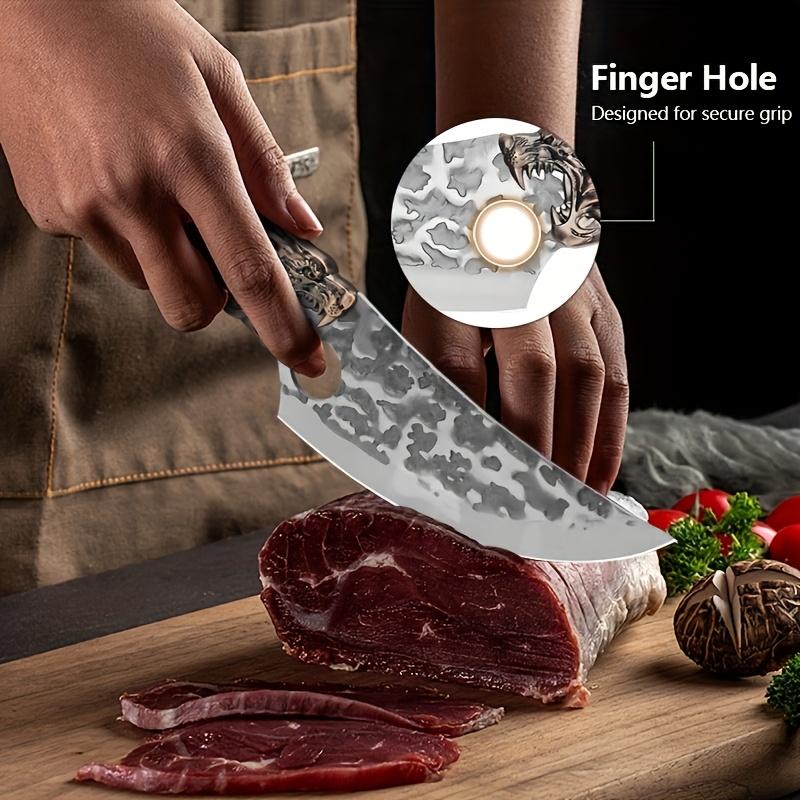 7 piece set, knife, multi-functional set, hotel gift set, outdoor camping car set, scissors, steak knife, beef knife pork knife, chicken and duck meat knife, can easily cut meat, fruit knife, plastic handle upgraded design grip