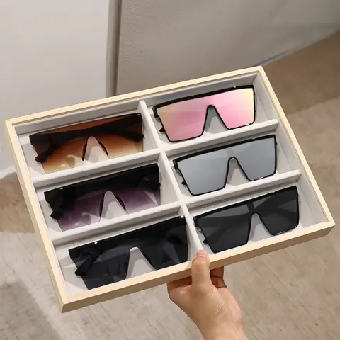 6 Pairs Fashion Women's Sunglasses, Fashionable Sunglasses, Stylish Shades, Uv400 Protection, Ideal for Commuting, Vacation, Driving & Daily Wear