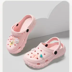 2026 Summer Girls' Clogs, Parent-child Non-slip Slippers, Indoor & Outdoor Beach Shoes
