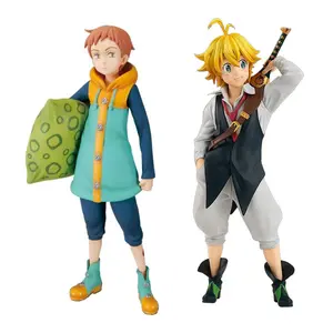 2026 Hot Anime Meliodas King Character PVC Action Figure, 11cm Height (About 11cm), 120g, High-Grade High-Temperature Proof, Sword-Carrying Pose, Collectible Model Toy Gift for Anime Fans