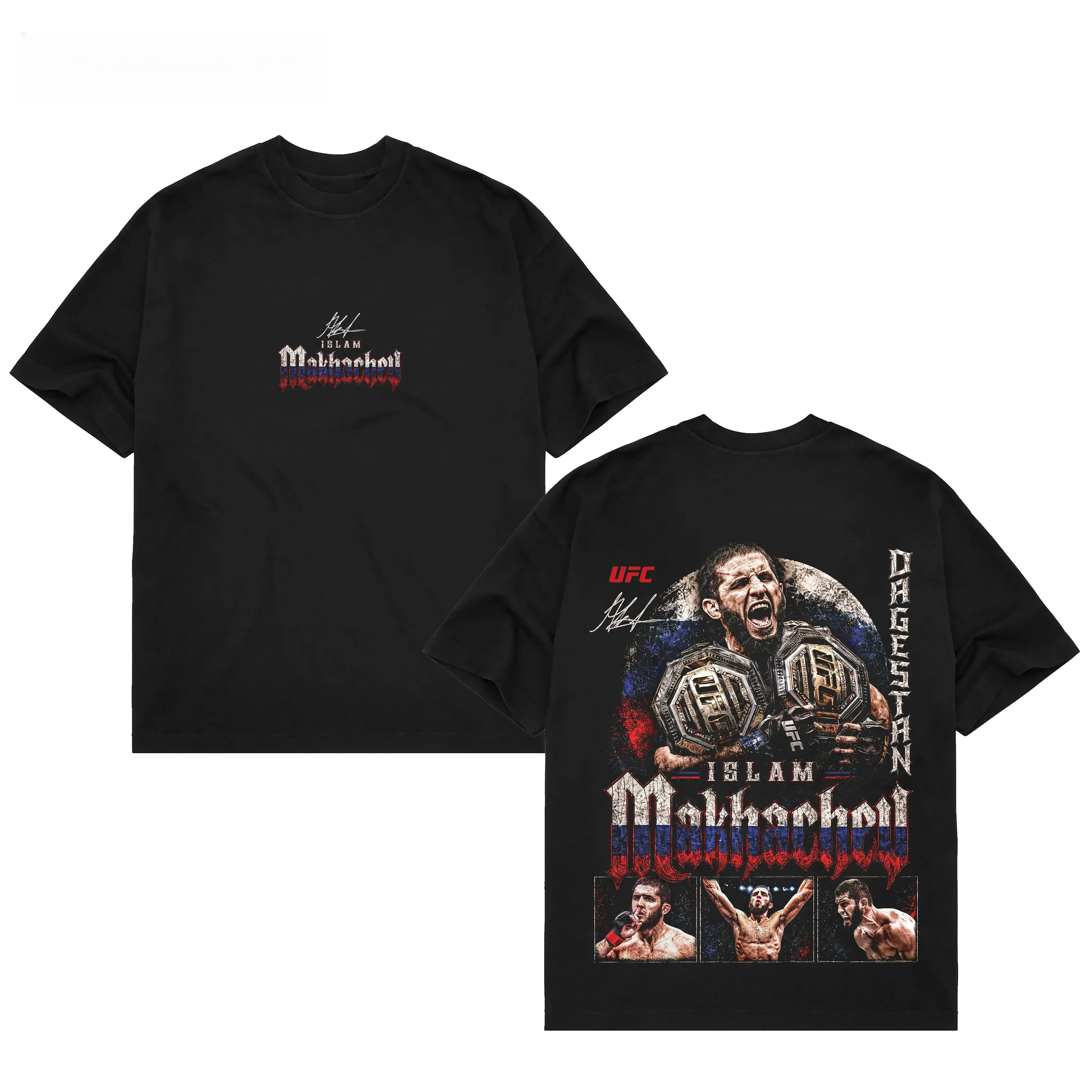 Islam Makhachev Dagestan UFC 330 Tee, UFC MMA Fan Custom Graphic Design, Gift for Fighters, Sports Apparel