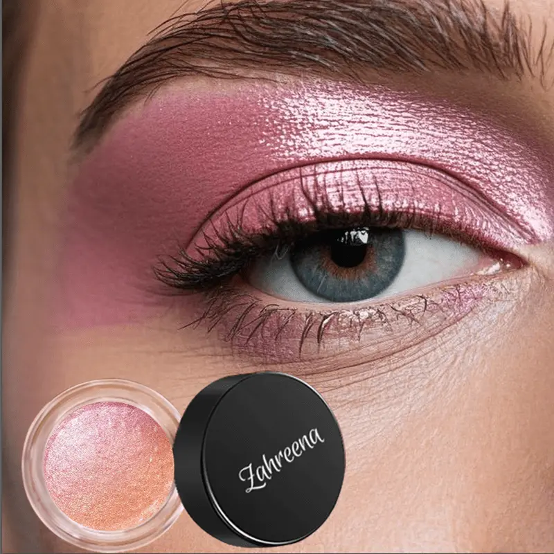 Zahreena Blushing Aura Gradient Jelly Eyeshadow - Holographic Glitter Shimmer Finish, Waterproof Long-Lasting Gel Texture, Glossy Pink & Rose Tones, Radiant Aura Effect, Ideal for Party & Everyday Makeup, Cosmetic Gift Option