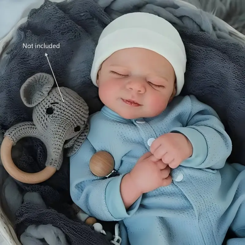 Realistic Baby Doll 20 Inches Soft Silicone Newborn Infant Toy, Lifelike Baby Girl/boy Dummy for Kids, Safe & Durable Design