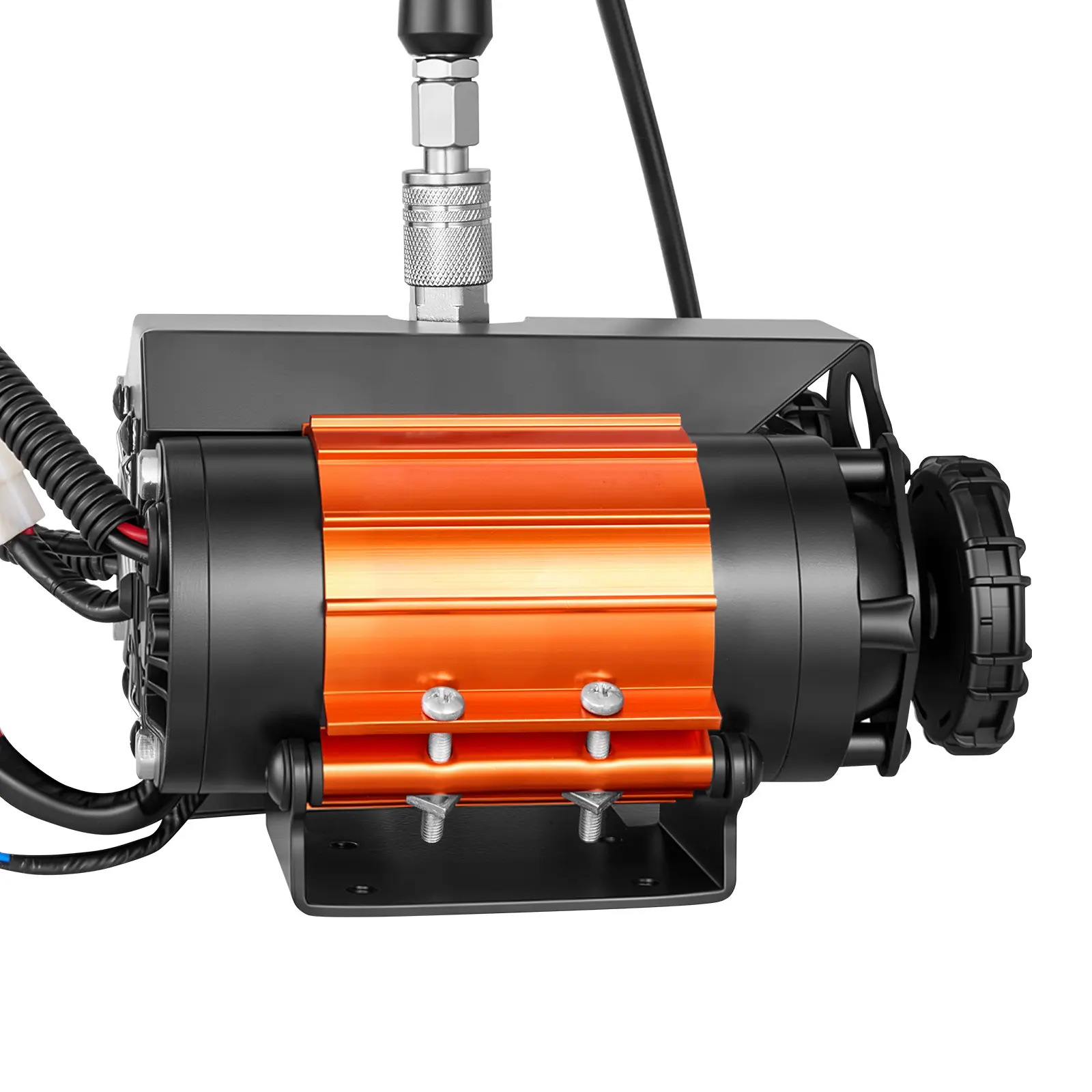 12V Dual-Cylinder Air Compressor 1HP 4.73 SCFM Portable Tire Inflator, Max 150PSI Heavy-Duty Offroad Air Pump with Differential Lock Harness for Pickup Trucks SUVs Off-Road Vehicles