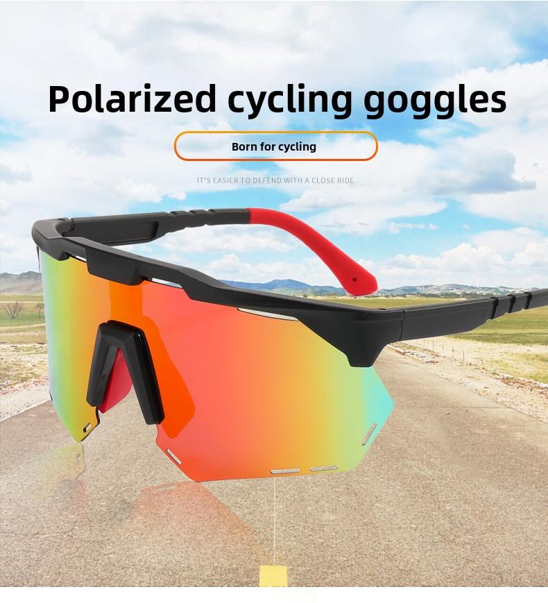 2026 New Polarized Sunglasses for Women, Sun Protection Sunglasses for Men, Colorful Sports Windproof Cycling Glasses Wholesale
