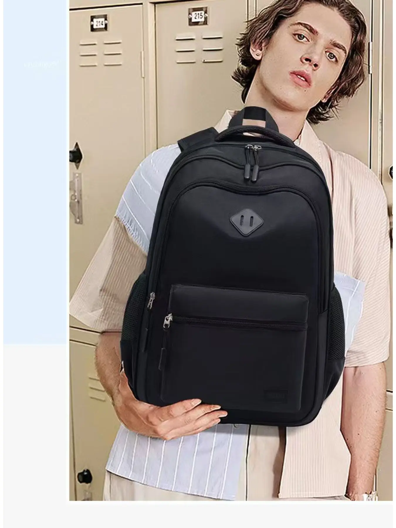 Unisex Lightweight Backpack, Waterproof School Bag for Women, Laptop Friendly, Casual Daily Use, Ideal Choice for Everyday Carry