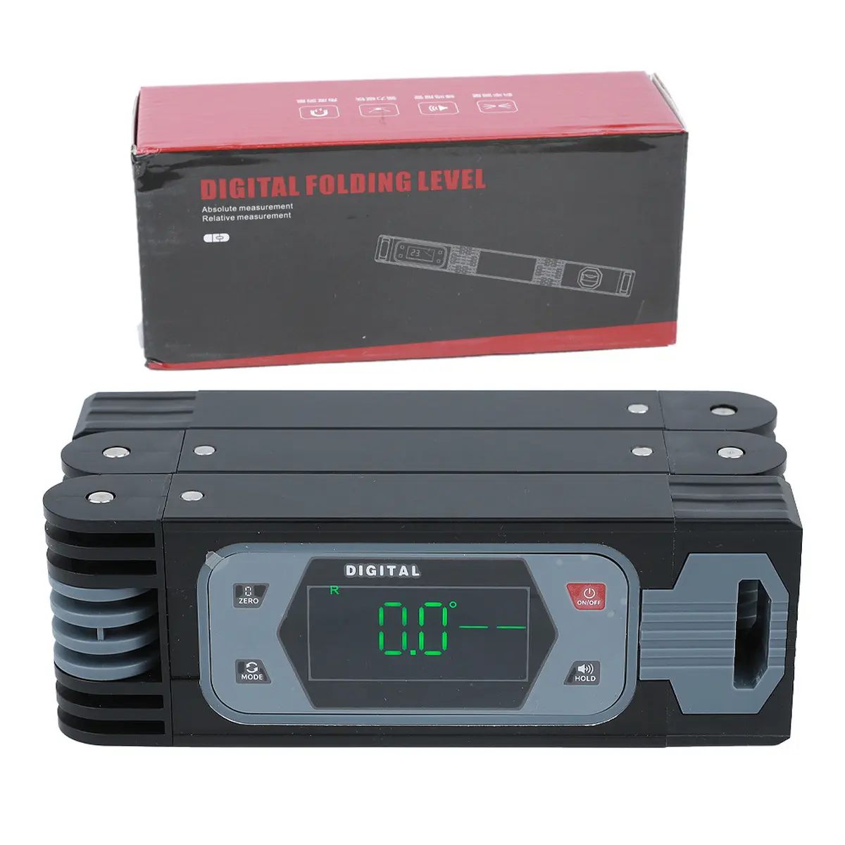High-Precision Digital Display Angle Level with Strong Magnetic Base, Multifunctional Folding Construction Tool with Display Screen for Woodworking, Home Decoration, Construction Tools