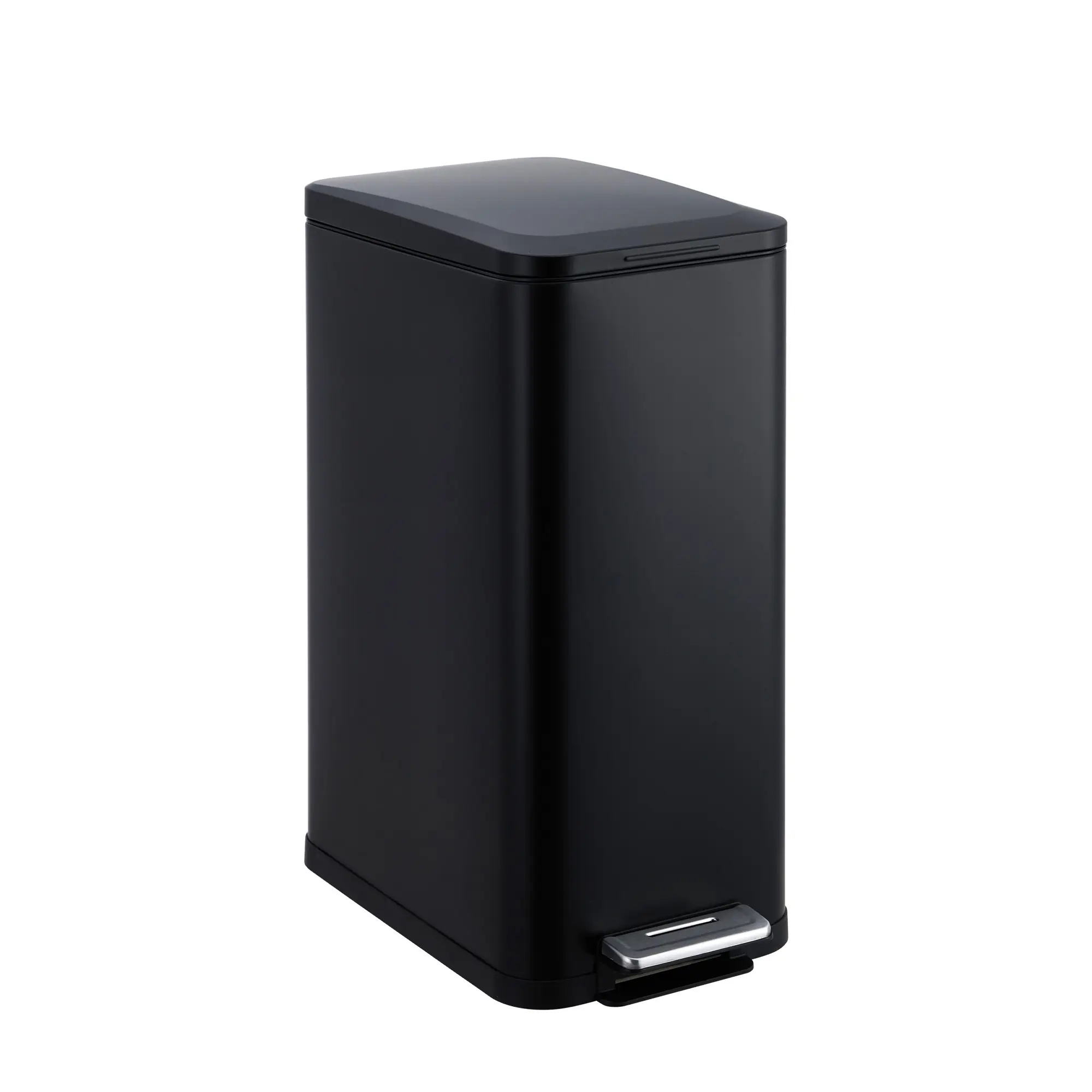 13.2 Gallon Kitchen Trash Can, Stainless Steel Pedal Bin with Soft-close Lid, Fingerprint Garbage Can with Removable Inner Bucket for Restaurant
