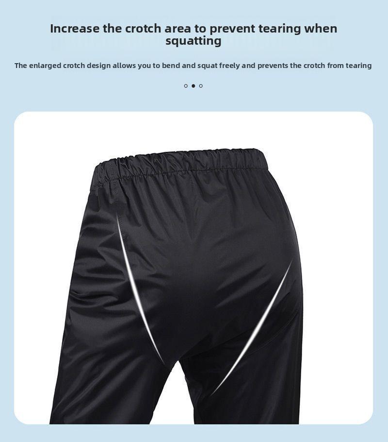 Two-piece raincoat for heavy rain, adult reflective raincoat, outdoor fashion, double-layered, suitable for cycling and outdoor work