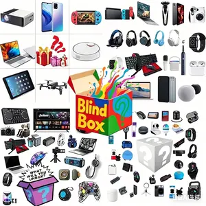 Surprise Blind Box Tech Mystery Package – Unbox a random Laptop, wireless earphones,Charger, Mechanical Keyboard & 3C Add-Ons