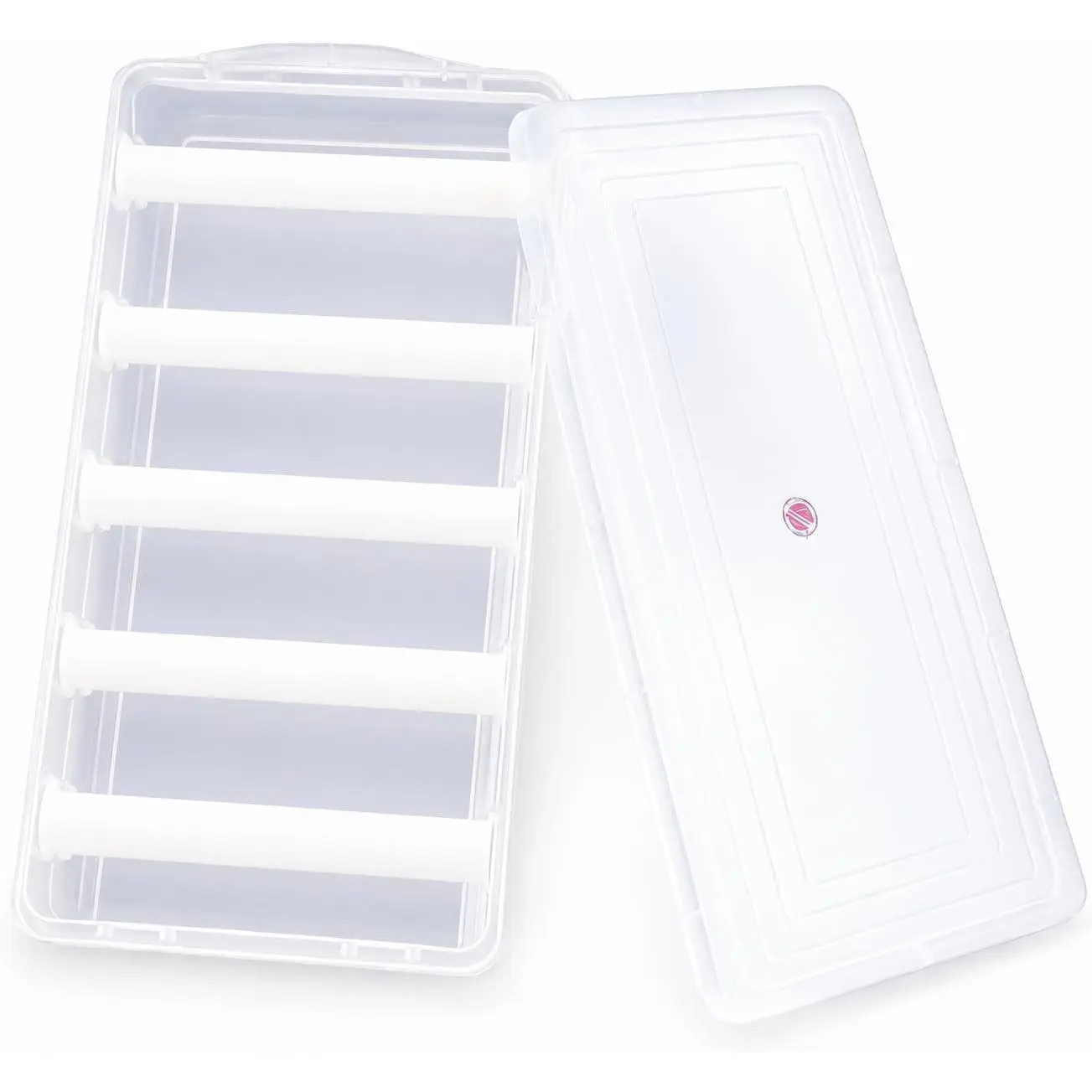Bangle Box For Women,Boxes For Storage Plastic Big Size,Jewellery Box For Travelling,Bride,Poratble Chudi Organizer For Travel,Transparent Organiser. (5 RODS)