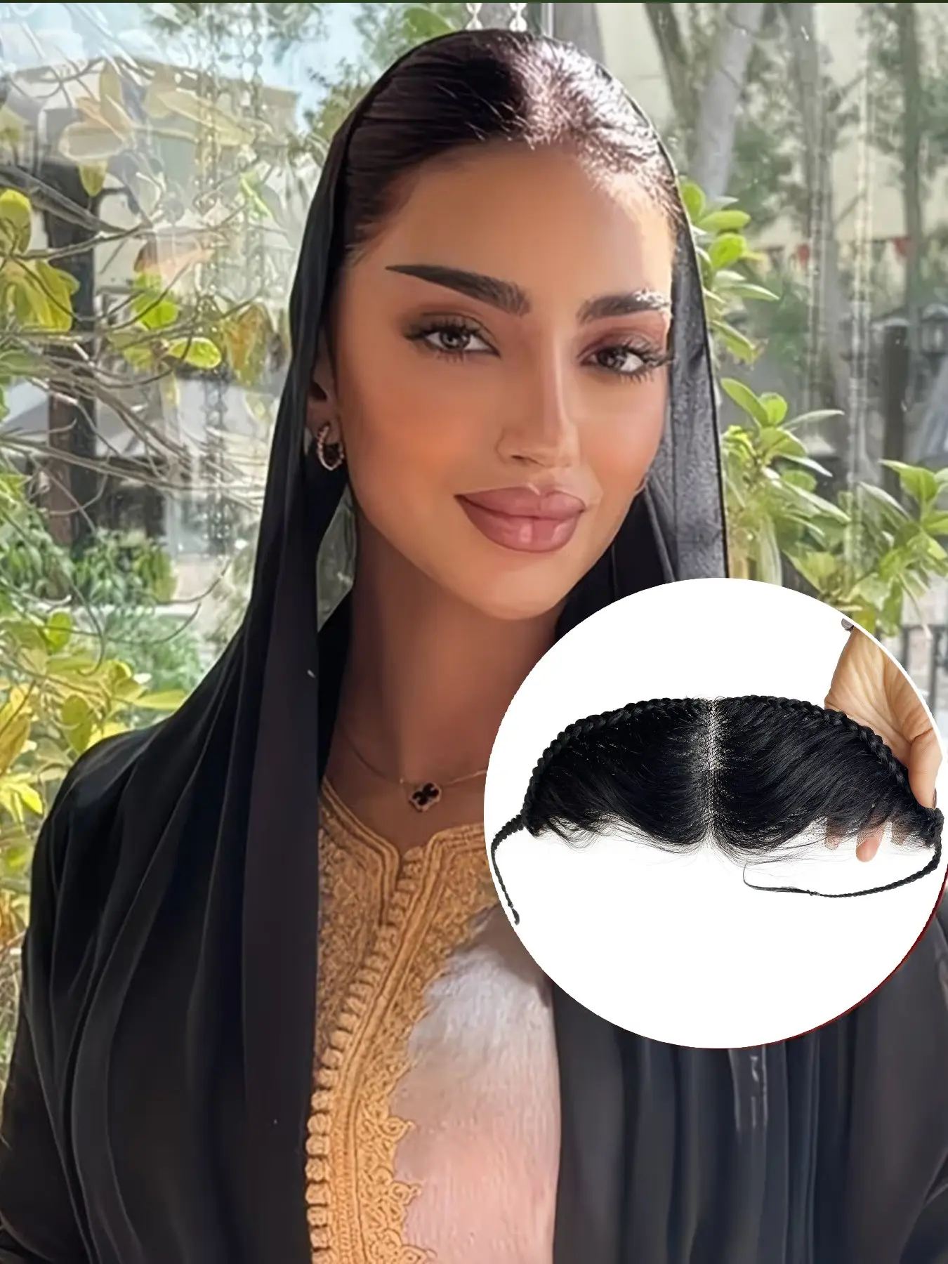 Human Hair 13*4 Lace Front Hairpiece Pre Cut Full Lace Base Half Wig Natural Scalp Wig Natural Hairline Transparent Lace Frontal for Gele Turban, Ear to Ear Lace with Braids Elastic Band 10 Inch Human Wigs