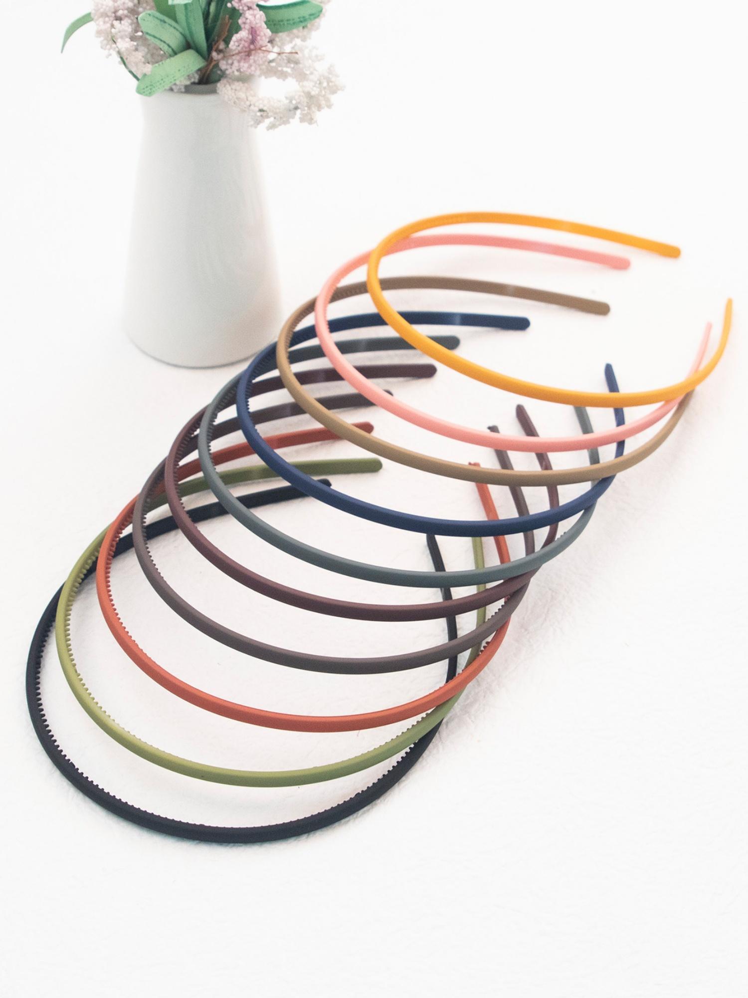 Solid Color Matte Hair Hoop, Fashionable Hair Accessories for Women & Girls, Minimalist Headwear Suitable for Thick Hair