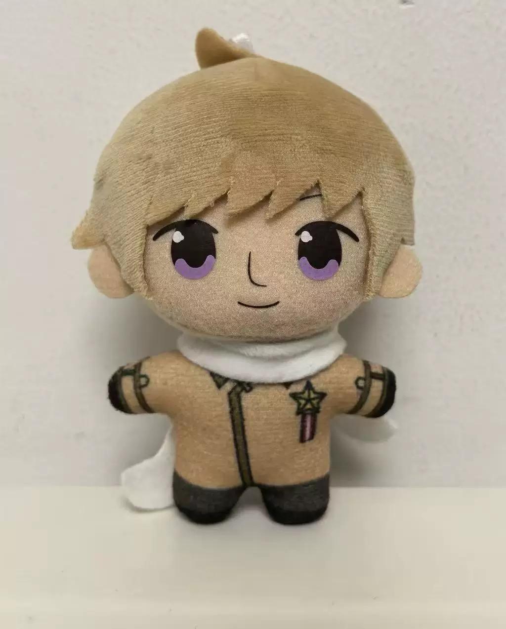 10cm Anime APH Axis Powers Plush Toys Soft Stuffed Hetalia Arthur Kirkland Alfred F Jones Pendant Dolls For Kid Birthday Gift