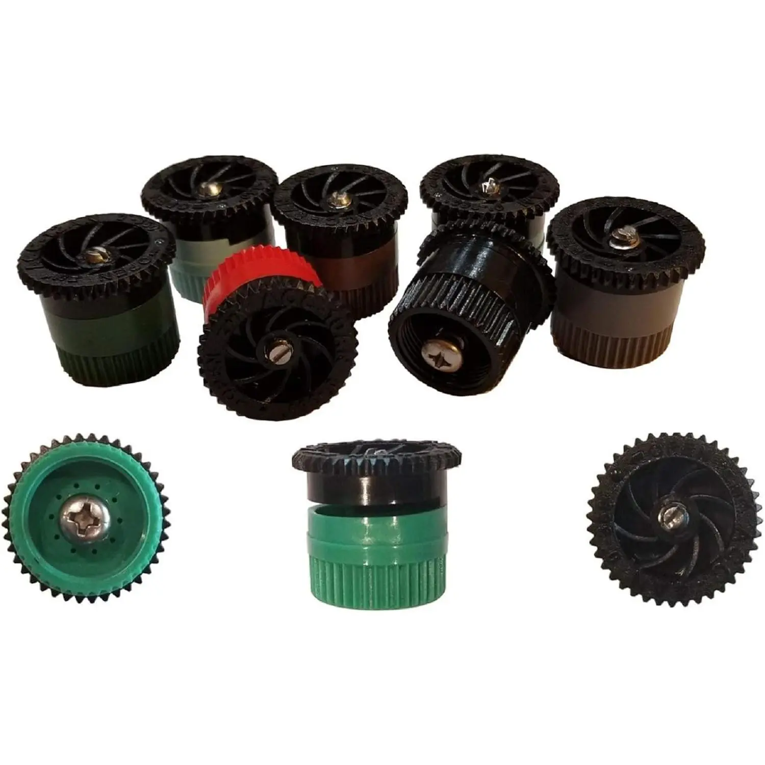 Pop UP Sprinkler Heads for RainBird, Hunter,  Pop Up Sprinklers, Sprinkler Color May Vary. (5, 10AN)