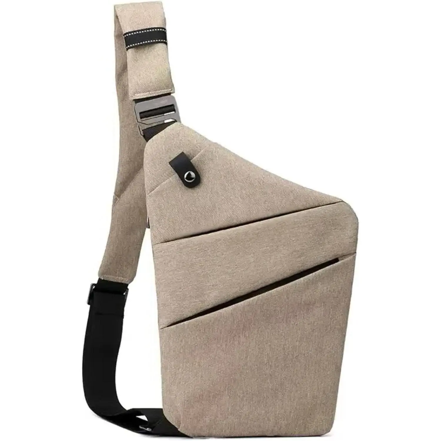 Anti-Theft Crossbody Sling Bag for Women, Slim Travel-Size Shoulder Purse with Shoulder Strap, Lightweight
