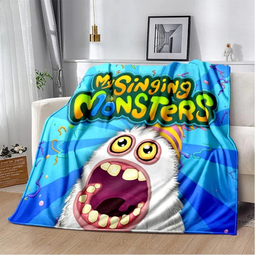 My Singing Monsters Game Blanket Ultra Soft Plush Flannel Cozy Warm Bedroom Living Room Couch Sofa Picnic Throw Decor Decorative Throw Perfect Birthday Gift Christmas Gift for Gamers Kids Adults Viral Trending Cute Monster Musical Aesthetic Style My Singing Monsters Game Blanket Ultra Soft Plush Flannel Cozy Warm Bedroom Living Room Couch Sofa Picnic Throw Decor Decorative Throw Perfect Birthday Gift Christmas Gift for Gamers Kids Adults Viral Trending Cute Monster Musical Aesthetic Style