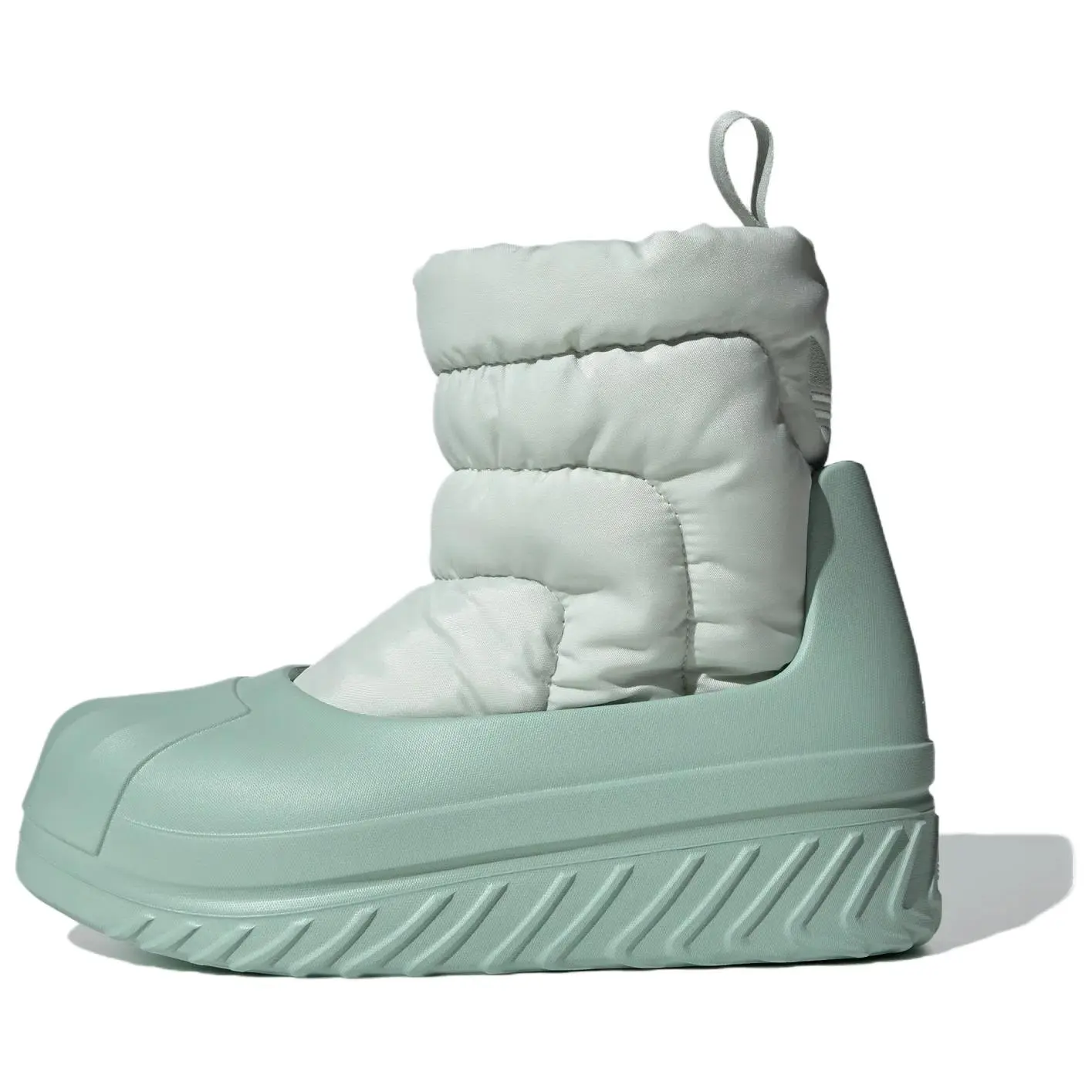 Adidas Originals AdiFOM Superstar Women’s Warm, Soft, Comfortable Low-Cut Boots in Green Verifiable, with credentials and supporting global authentication