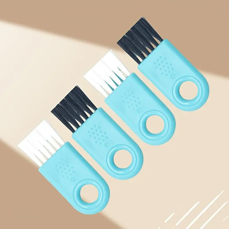 4pcs Fine Dust-Free Cleaning Brushes, Plastic Brushes, Suitable for Peeler Cleaning/Razor Cleaning, Household Cleaning Tools, Cleaning Brushes, Cleaning Brushes for Home