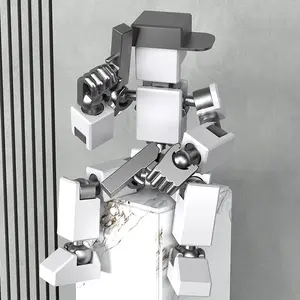 New 3D Printed PVC Action Figure - 13 Movable Joints, 9.5 cm x 5.0 cm Shapeshift Robot Dummy, Decoration Toy Gift for Stress Relief