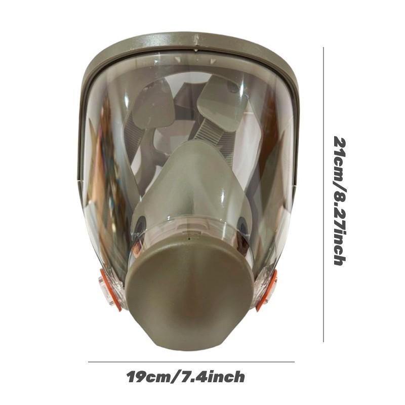 Reusable Full Face Mask with Filter, 17 in 1 Full Face Mask, Dustproof Gas Mask Suitable for Painting, Woodworking, Construction, Grinding, Chemical, Dustproof Gasproof Mask Reusable Full Face Mask with Filter, 17 in 1 Full Face Mask, Dustproof Gas Mask Suitable for Painting, Woodworking, Construction, Grinding, Chemical, Dustproof Gasproof Mask