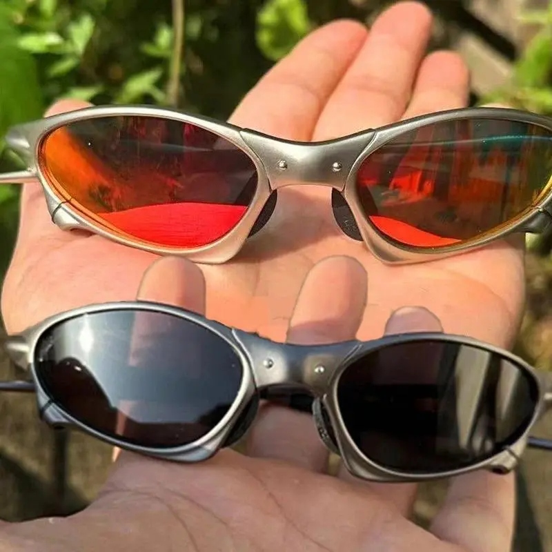 Unisex Polarized Vintage Fashion Full Rim Sunglasses for Adults, UV400 Shield Sun Protection, Windproof Bikes Cycling Goggles, Outdoor Sports Riding Eyewear