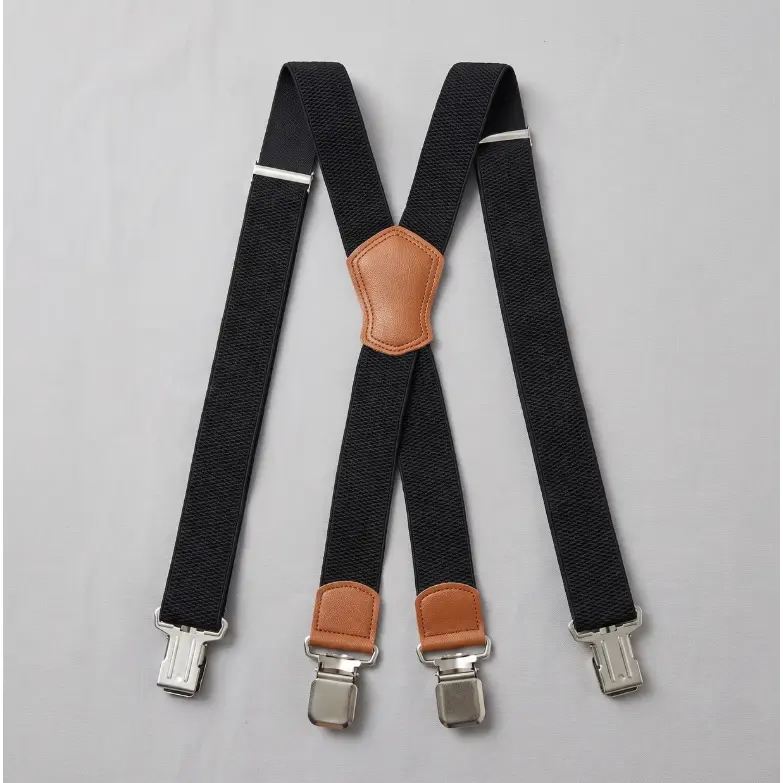 1.48" Wide Hidden Suspenders for Men – Invisible Shirt Stay Straps Keep Pants Secure Without a Belt