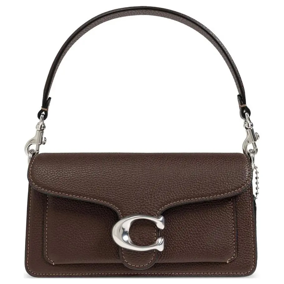 Coach Tabby 20 Small Leather Crossbody Shoulder Handbag for Women, Brown