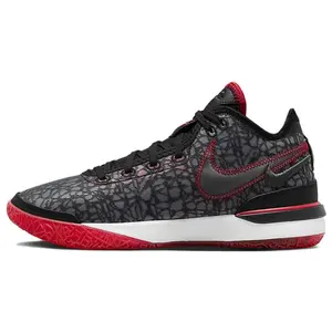 Nike LeBron NXXT Gen Brownie 1 James Zoom EP Low-Top Basketball Shoes for Men in Black and Red Verifiable, with credentials and supporting global authentication