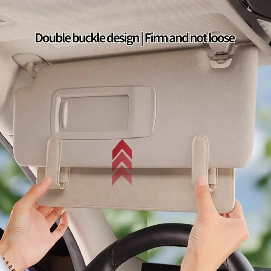 Car Sun Visor Extender, Reduces Glare, Blocks UV Rays, Adjustable Clip, Fits Various Vehicles, Interior Accessory