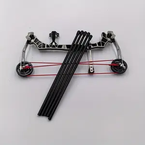 Stainless Steel Mini Composite Bow Arrow, Small Metal Crossbow Model, Outdoor Sports Fun Gift, Halloween Christmas Birthday Present