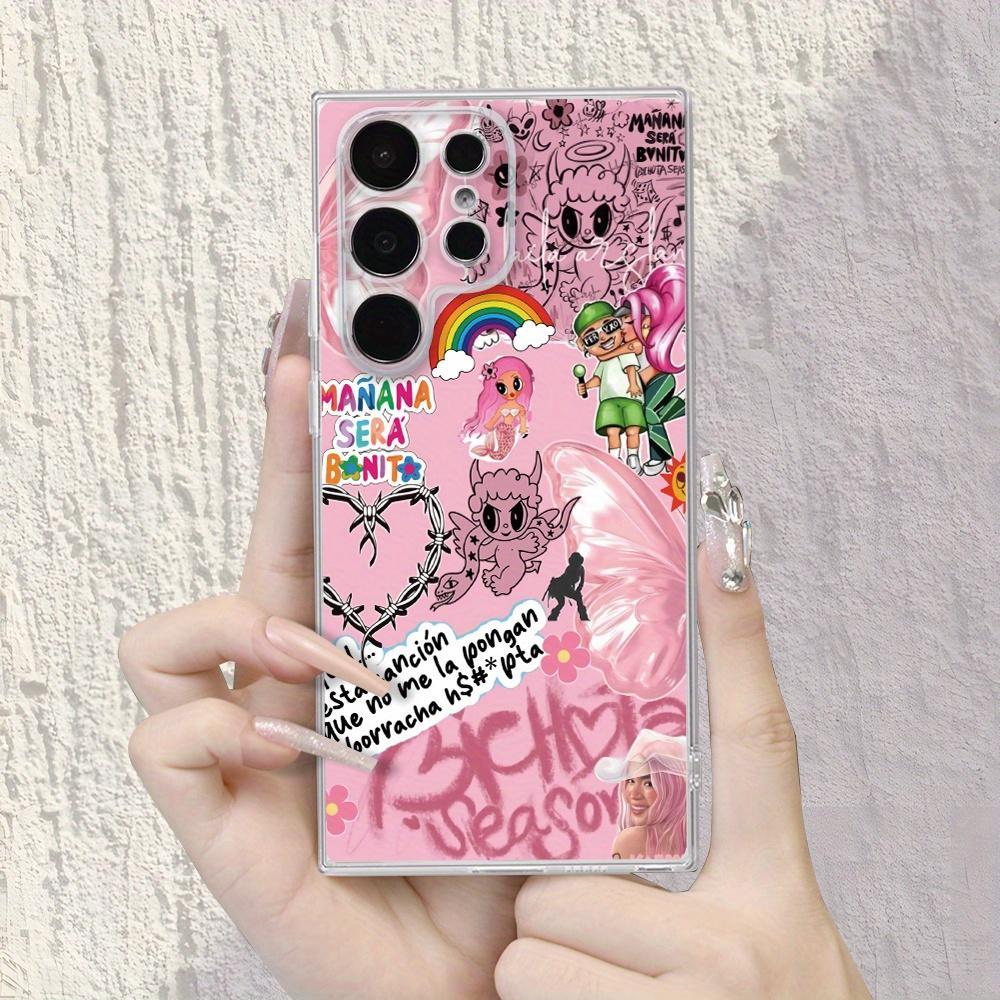 Colombian Trendy Cartoon Graffiti Singer Phone Case - Glossy, Anti-slip, Shockproof, Lens Protection for Iphone 17 16 15 14 13 12 11 17Air Plus Pro Promax Samsung Galaxy S26 S25 S24 S23 S22