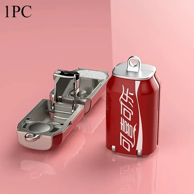 New folding soda shaped mini nail clippers, home nail clippers, nail clippers, portable storage, dead skin remover, nail clipper