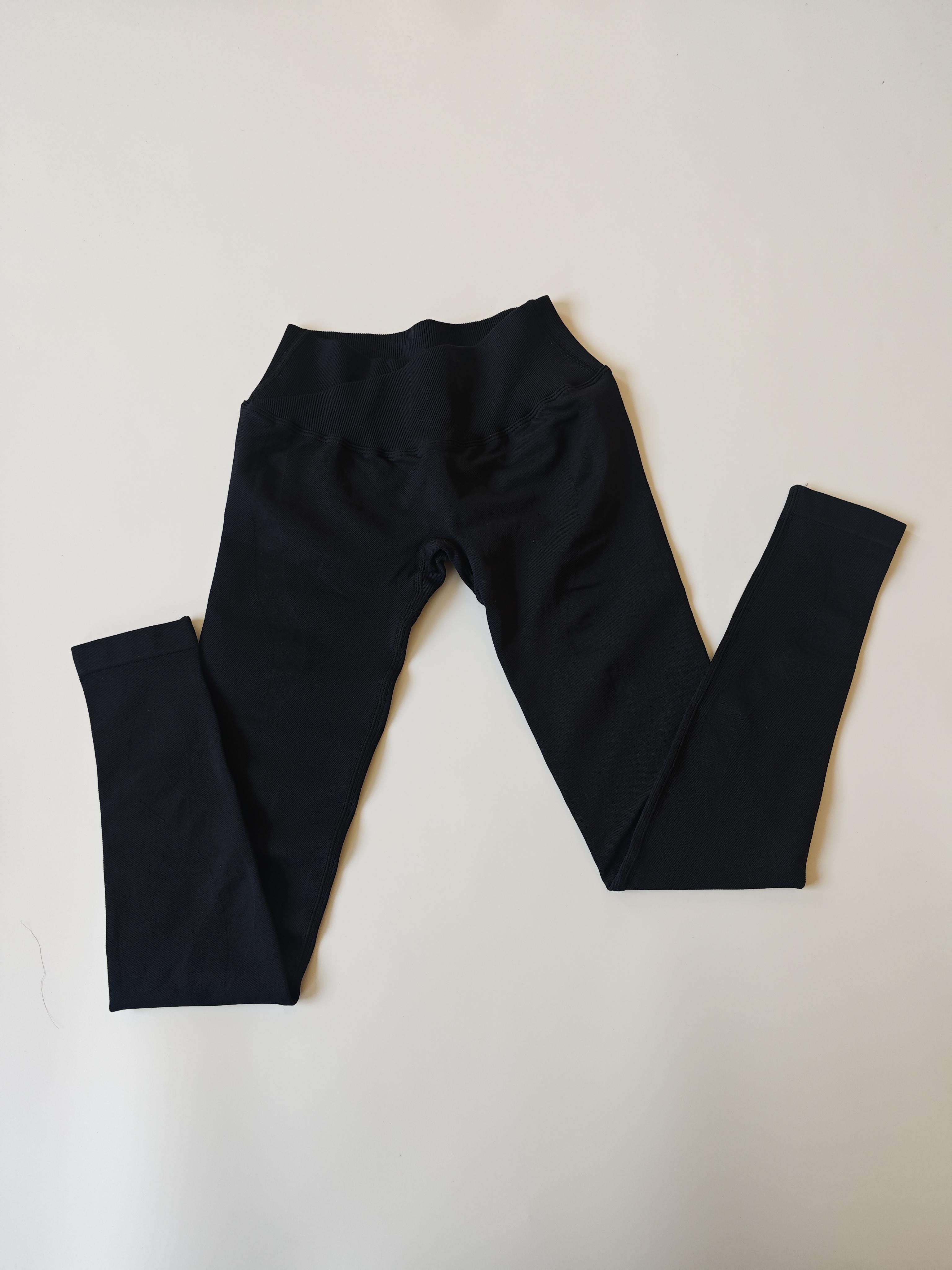 Dfyne Impact Women's Long Pants, Fitness Clothing, Women's Seamless Base Pants, Waist Cross Fitness Tight-fitting Clothes, Running and Cycling