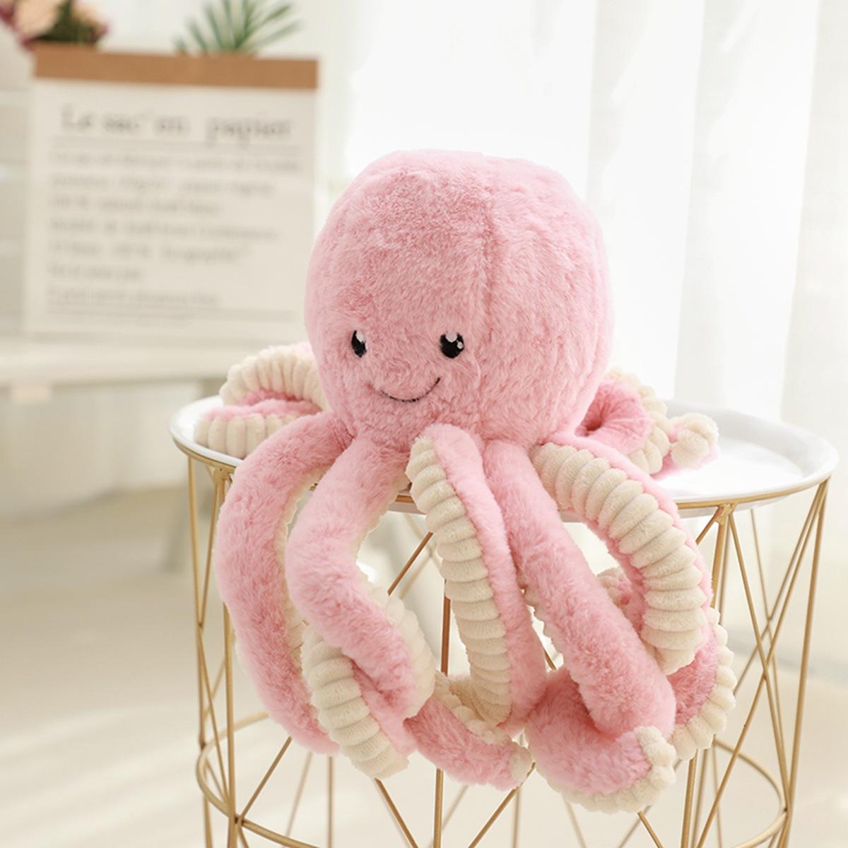 Octopus Plush Toy, Cartoon Rabbit Plush, Cuddly Cat & Hamster Stuffed Animals |   Cute Collectible Festival & Birthday Gifts, Sensory Huggable Toys