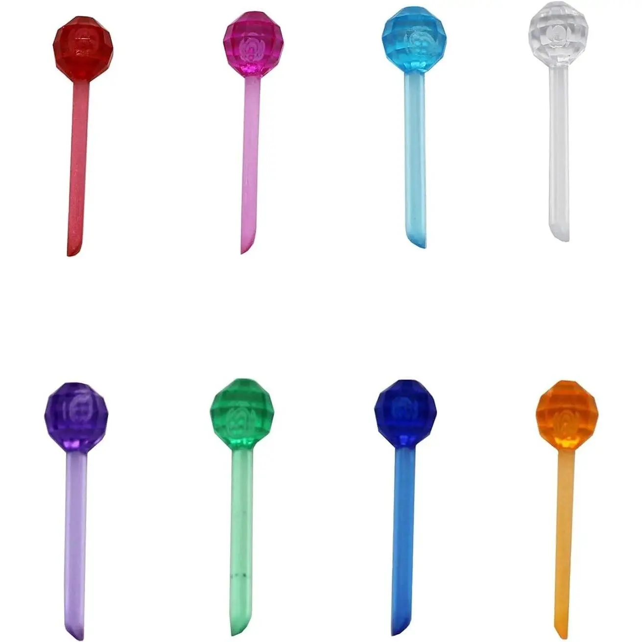 ® Plastic Lites for Ceramic Christmas Trees, Small Pin Globe Light Ornaments, Multi Colors, 250 count Pack