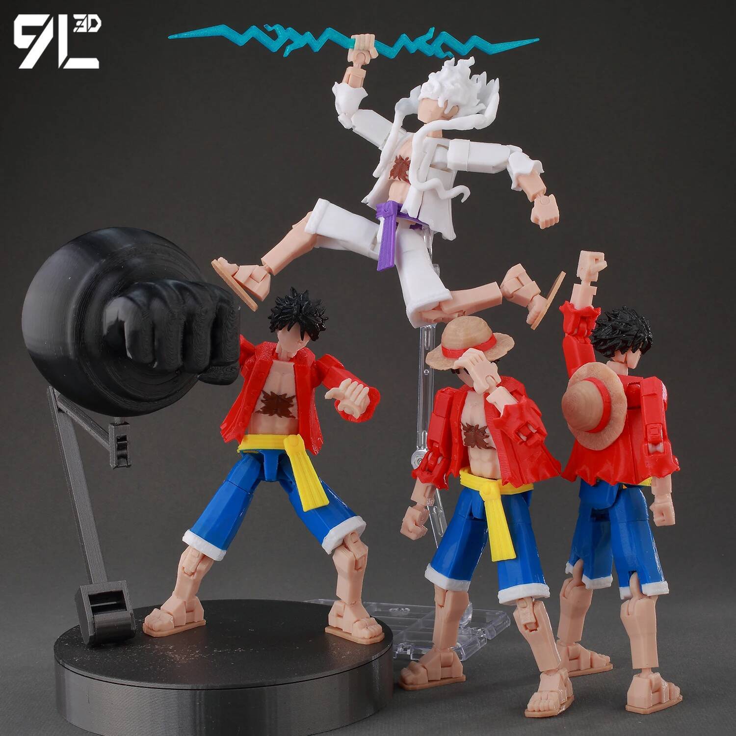 9L3D Multi-Jointed Articulated Dummy13 Lucky13 Printed Dandadan Takakura Ken & Chōtatsu Ko EvilKarān Anime Figure Display Model 9L3D Multi-Jointed Articulated Dummy13 Lucky13 Printed Dandadan Takakura Ken & Chōtatsu Ko EvilKarān Anime Figure Display Model