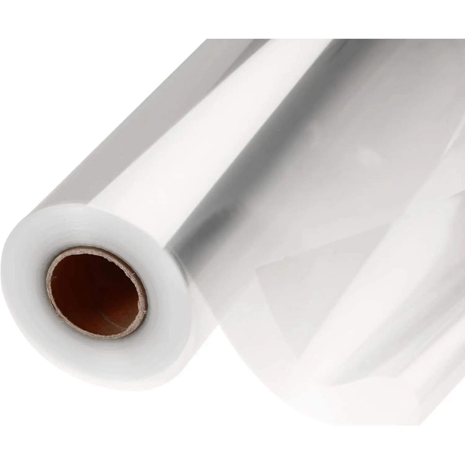 Clear Cellophane Wrap Roll 34.5" Wide x 220 Ft Long, 3 Mil Thick Plastic Transparent Cello Wrapping Paper for Gift Baskets, Flower Bouquets, Large Cellophane Sheets for Arts & Crafts Food Safe
