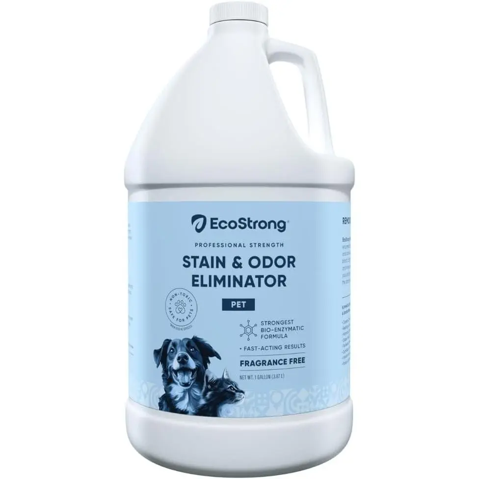 Pet Stain and Odor Remover - Cat Urine Enzyme Cleaner, Urine Destroyer for Dogs, All New Fragrance Free - 128oz
