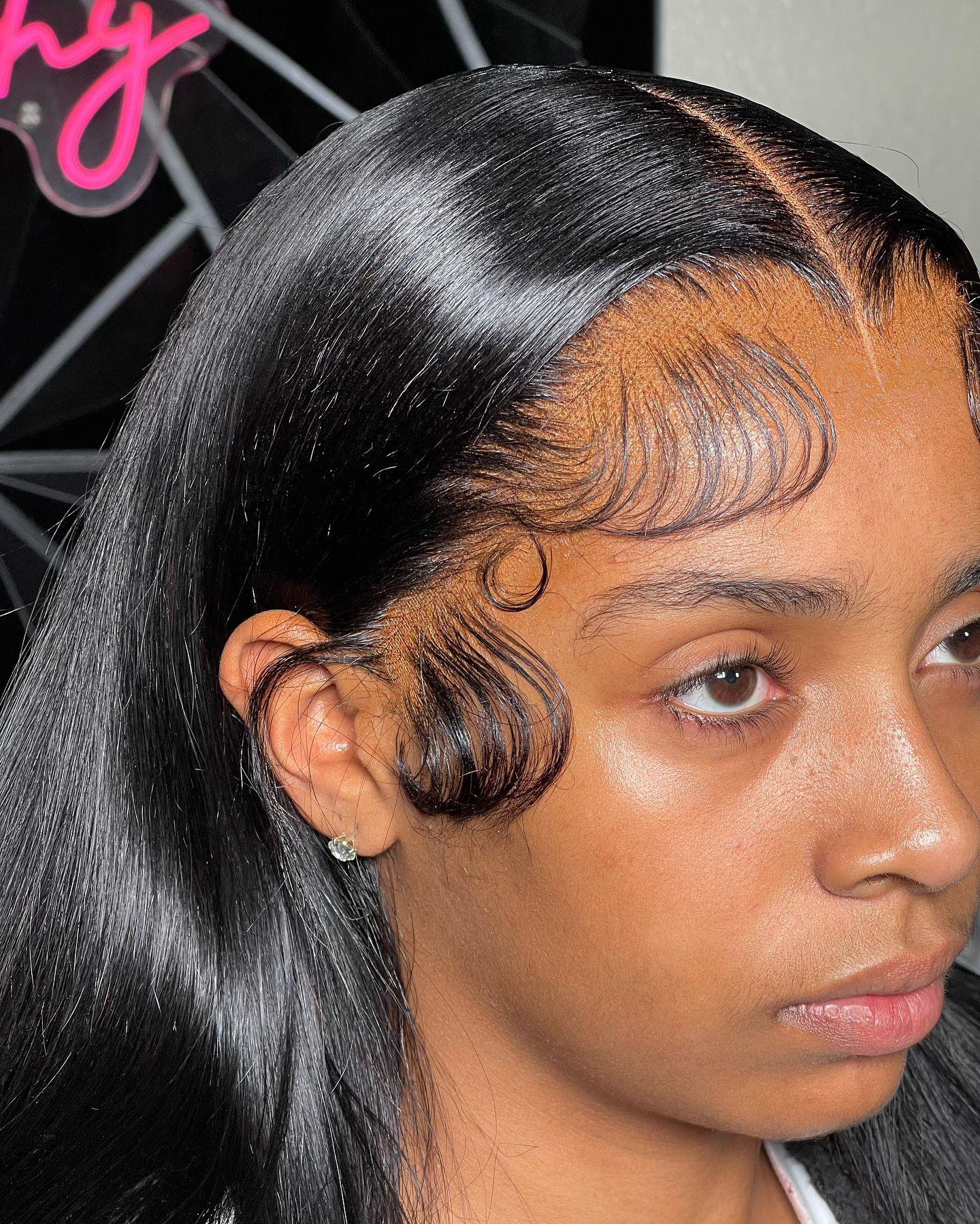 200% Density Human Hair True to Length Bone Straight 30 40 Inch 13x6 HD Lace Frontal Wigs Natural Black 13x4 Lace Front Wigs