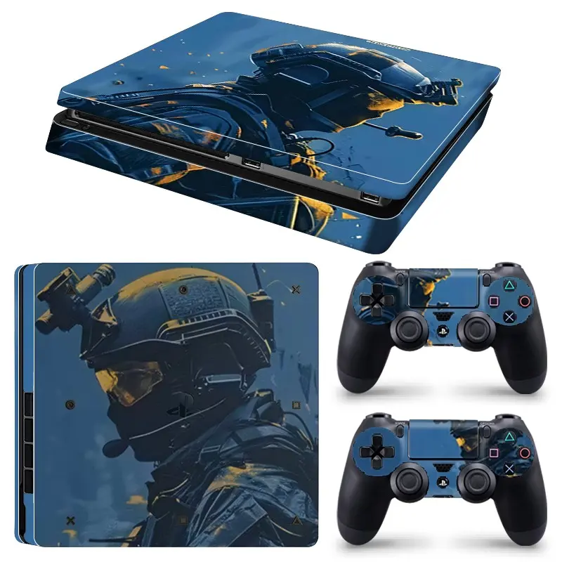 Ps4 Slim Controller Skin Stickers, Waterproof Scratch-Resistant Custom Design, Durable Protective Film, Unique Handheld Decoration