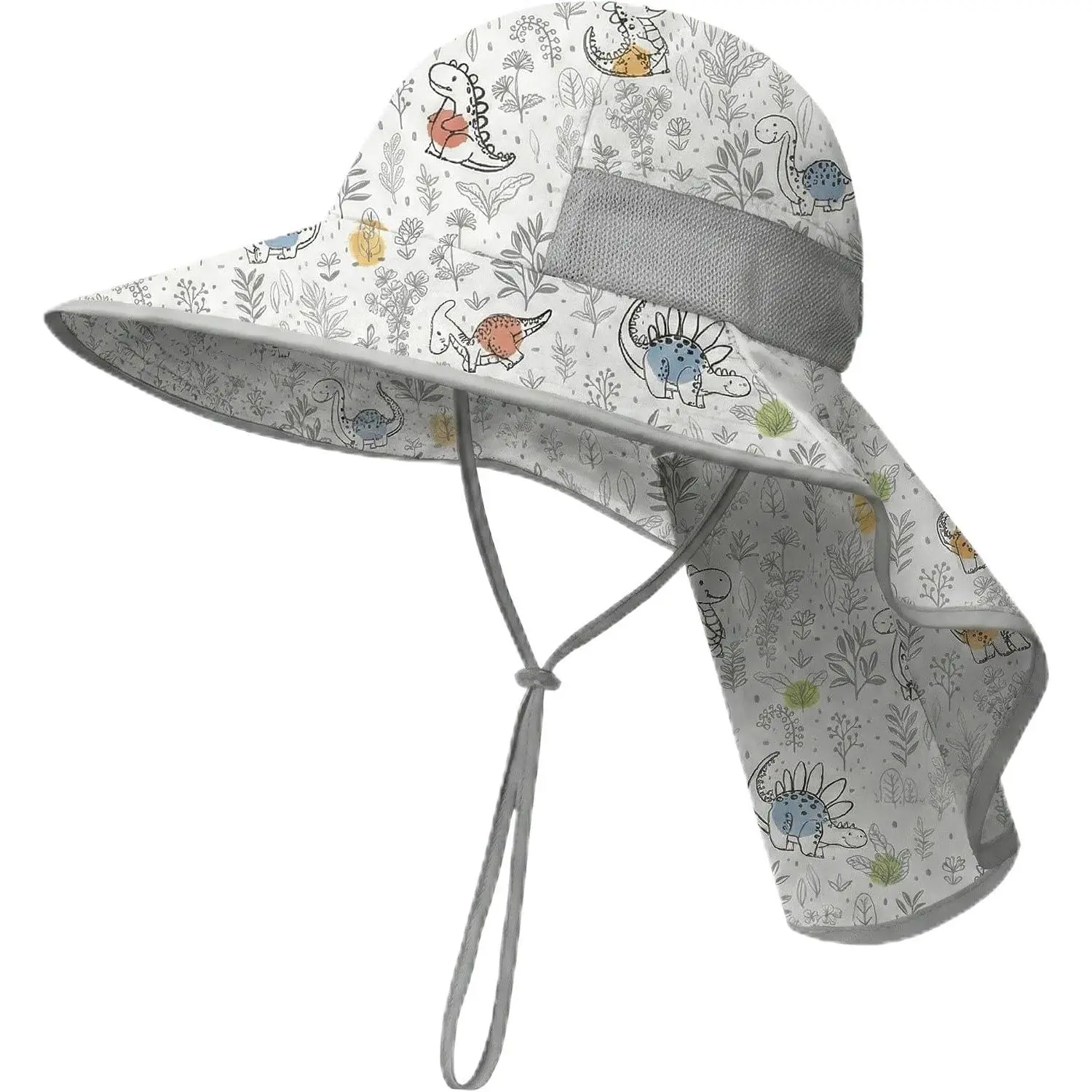 Sun Hat UPF50+ Sun Protection Bucket Hat  Summer Beach Play Hats with  Flap for Girl Boy Ages 3~10