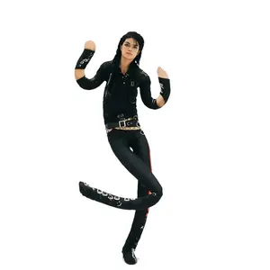 28CM Anime Michael Jackson Cosplay Prop Doll Plush Stuffed Figure Dolls Room Decoration Abstract Joint Mobility Props Gift