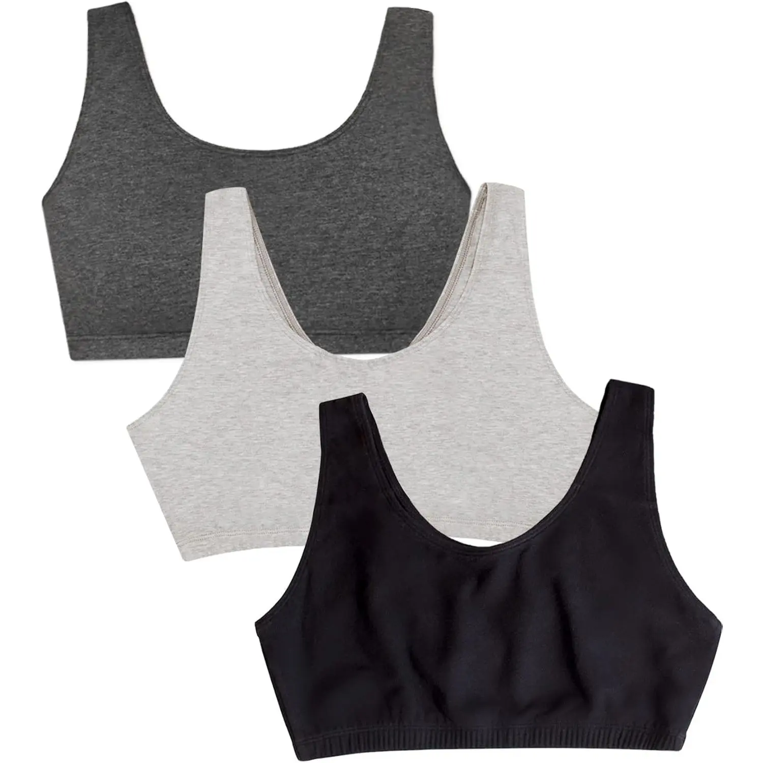 Women's Cotton Tank Sports Bra - Breathable Comfy Workout Top, Yoga & Athleisure Bra with Ultimate Comfort Fit, Breathable Comfy Bra