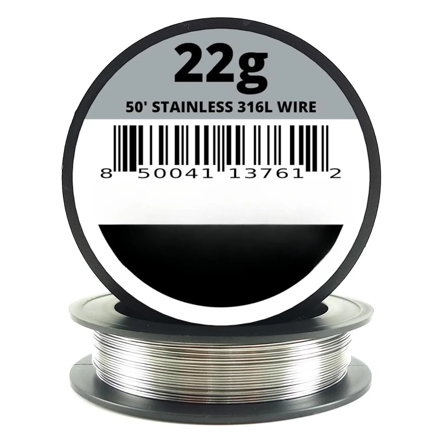 Stainless Steel 316L - 50' - 22 Gauge  - 50ft - 0.65mm - 0.025in -