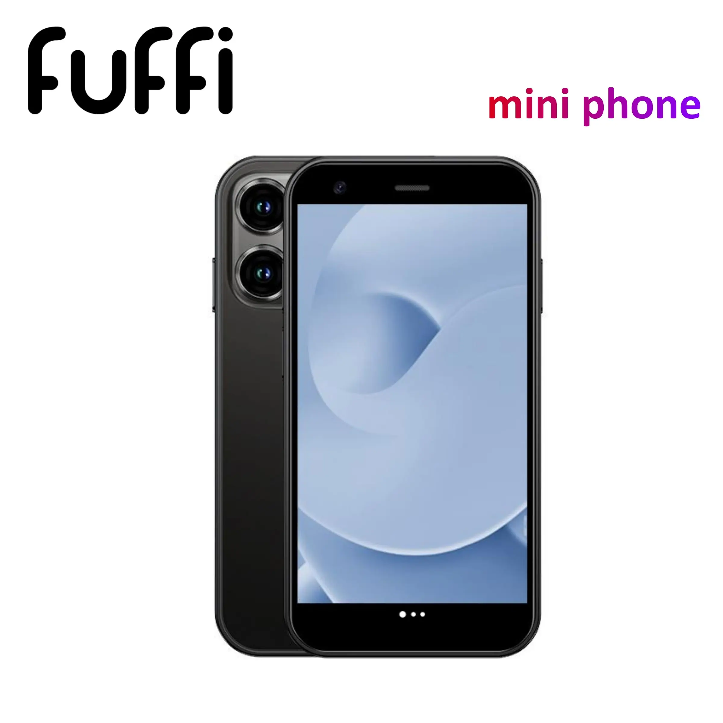 FUFFi-Mini Phone, 3.0 Inch Dual Sim 3G Android 8.1, 2GB RAM 16GB Storage, GPS Bluetooth-compatible WiFi, Portable Small Smartphone Cellphone
