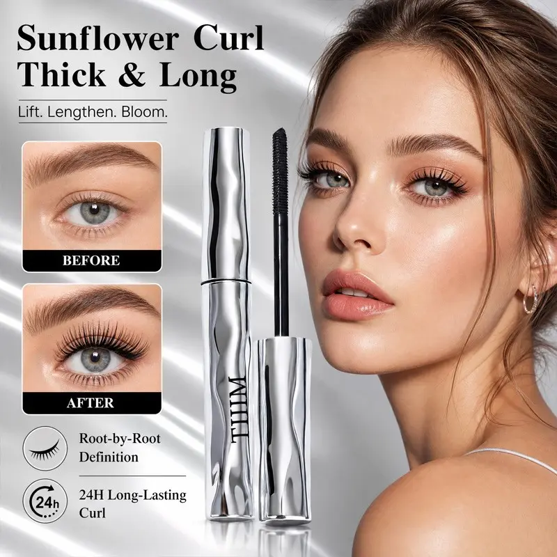 Light Smooth Waterproof Mascara, mini brush coat lower lash neat vivid dating eye styling