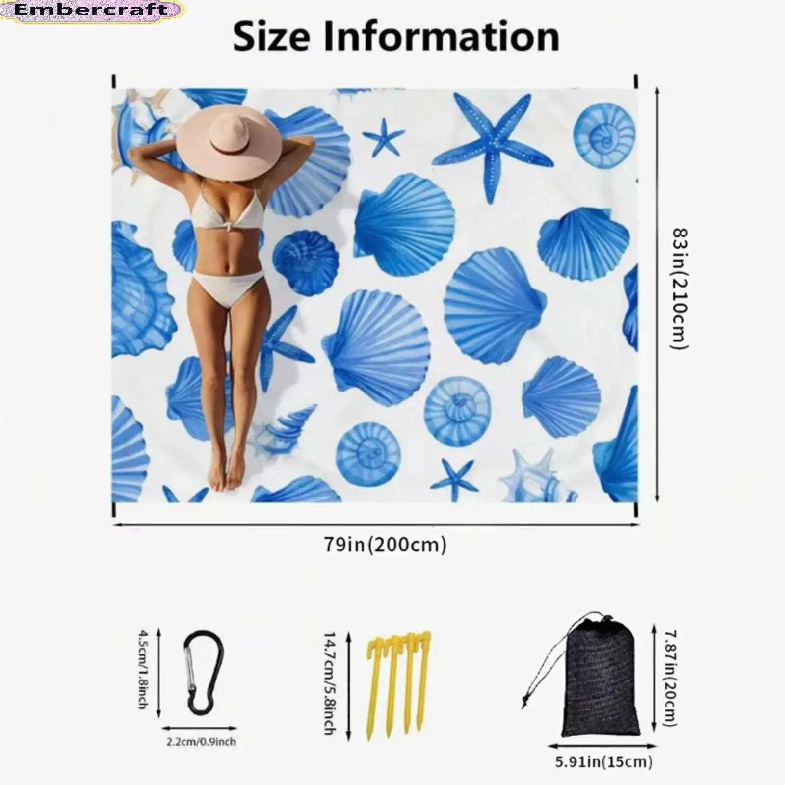 Sand Free Beach Blanket, Oversized Floral Picnic Mat, Foldable Portable Outdoor Blanket for Beach Trips, Camping and Travel, Lightweight Summer Beach Accessory for Park Picnics, Festivals and Outdoor Adventures
