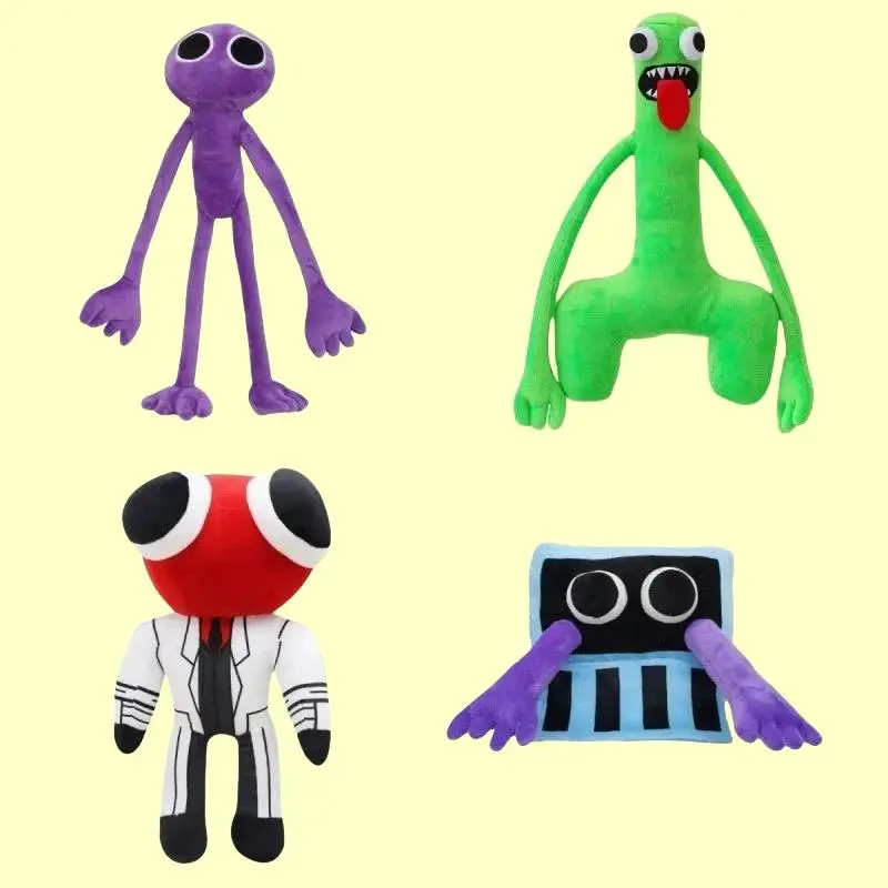 30cm Rainbow Friends Plush Toys Animation Kawaii Monster Stuffed Doll Role Cartoon Game Puppet Toys for Children Christmas Gifts