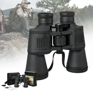 Portable 10x50 Camping Binoculars, Full Optical Multilayer Coating, Shockproof Body, Ideal for Hiking, Fishing, Wildlife Observation, Outdoor Exploration